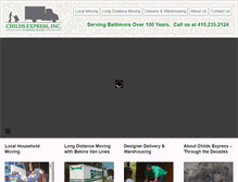 Tablet Screenshot of childs-express.com
